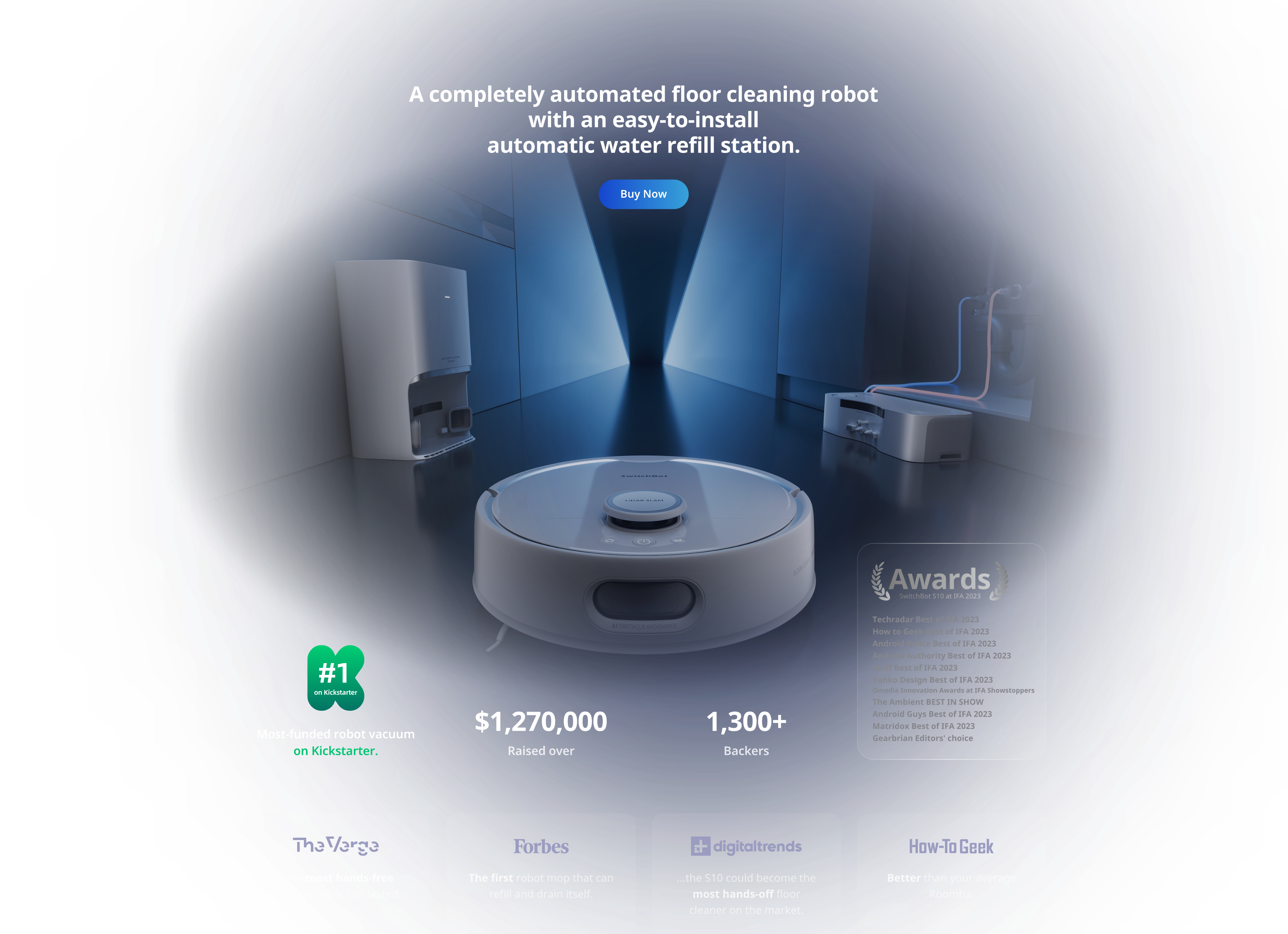 SwitchBot Floor Cleaning Robot S10 Robot Vacuum S10